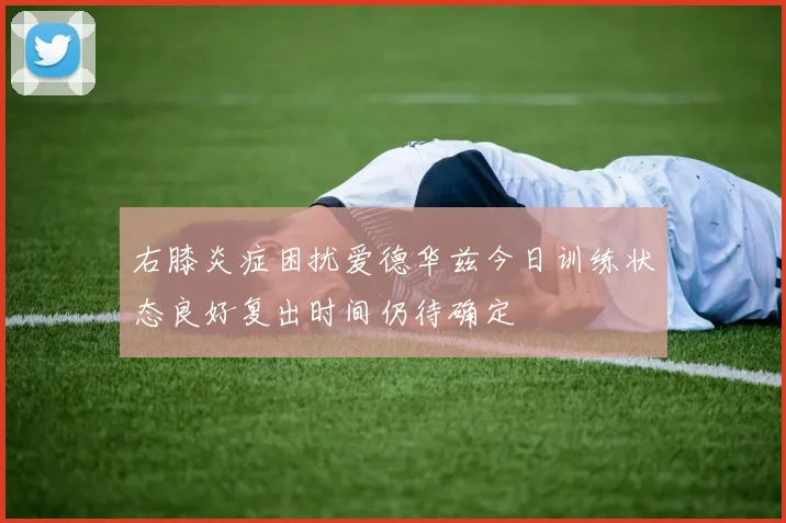 右膝炎症困扰爱德华兹今日训练状态良好复出时间仍待确定